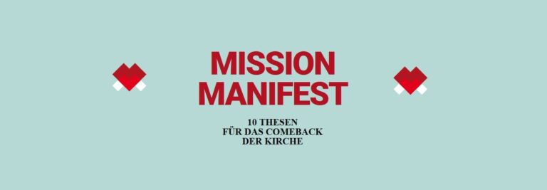 Titelblatt von Mission Manifest "10 Thesen für ein Comeback der Kirche"